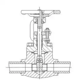 Flange connection and weld connection