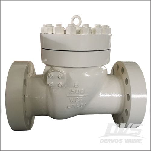 Installation position of check valve
