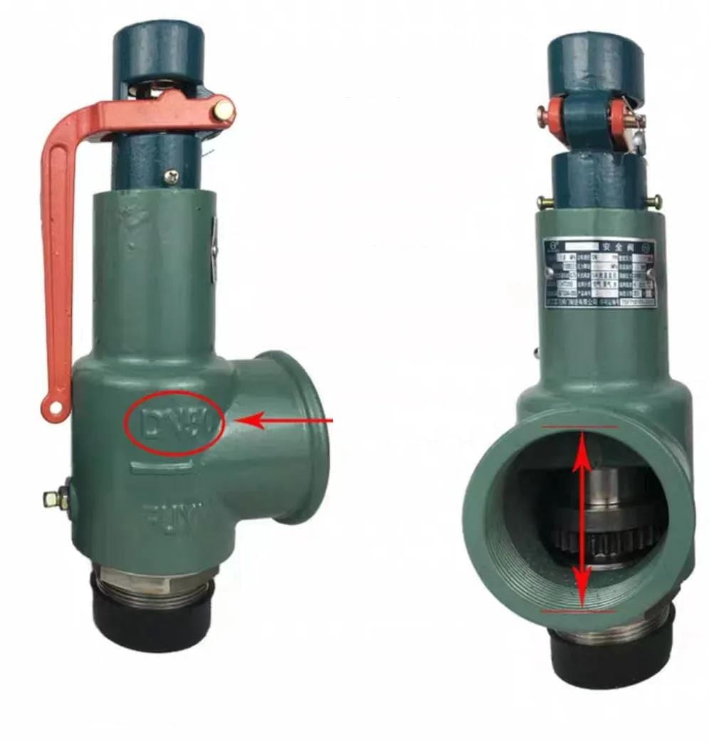Safety valve, one of safety accessories for pressure vessel