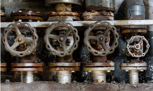 Rusted Gate Valves
