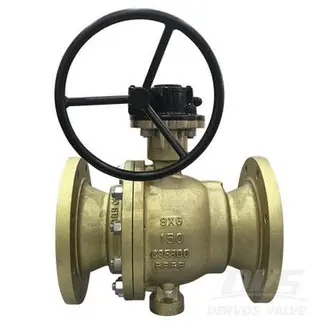 ASTM B148 C95800 Ball Valve, 2PC, 8 x 6 IN, CL150, API 6D