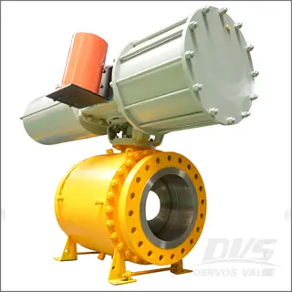 Pneumatic Ball Valve, API 6D, WCB, DN700, PN20, RF