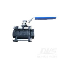 3 Pieces Floating Ball Valve, 1 Inch, DN25, PN63, WCB, NPT