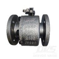 EN 17292 Floating Ball Valve, ASTM A105, DN50, PN16, Lever - Dervos