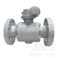 Three-piece Turbine Trunnion Mounted Ball Valve, 4 IN,900 LB