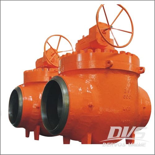 36 Inch Ball Valve, WCB, API 6D, Class 900, BW End, Gearbox