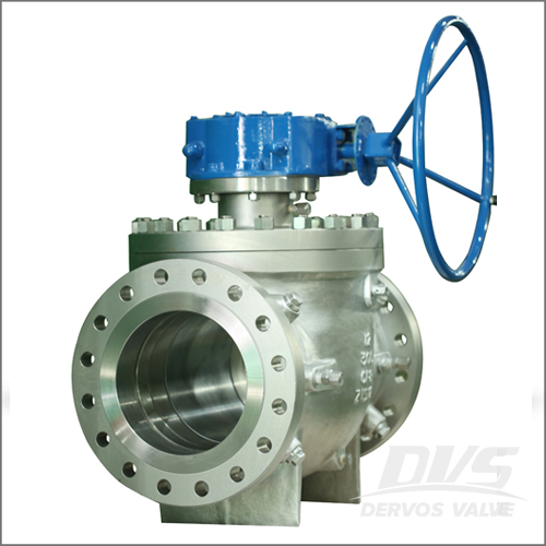 CF8 Ball Valve, API 6D, 12IN, CL300, RF End, Gearbox Operation