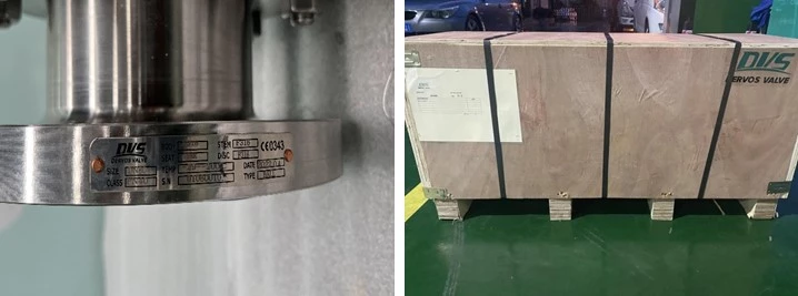 Trunnion Ball Valve nameplate and packing