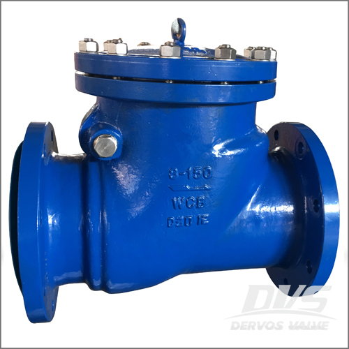 Cast Steel Swing Type Check Valve, API 6D, WCB, 3IN, 150LB, RF End