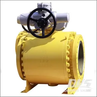 20 Inch Ball Valve, LF2, API 6D, Class 300, RF, Gearbox