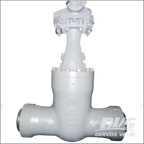 6 Inch Gate Valve, WC6, API 600, Class 2500, BW, Gearbox Operation - Dervos