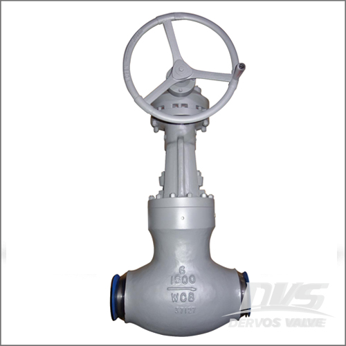 BS 1873 Globe Valve, WCB, 6 Inch, Class 1500, BW End, Gearbox