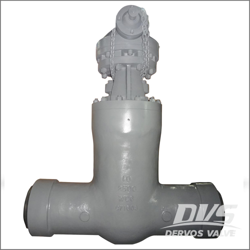 10 Inch Gate Valve, WC6, API 600, Class 2500, BW, Gearbox Operation