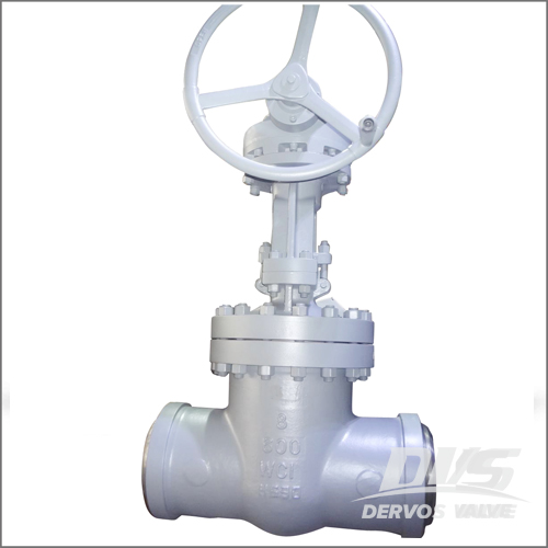 8 Inch Gate Valve, WC1, API 600, Class 600, BW End, Gearbox
