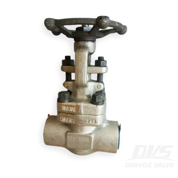 ASTM A182 F304L Solid Wedge Gate Valve, API 602, 1/2 IN, CL1500