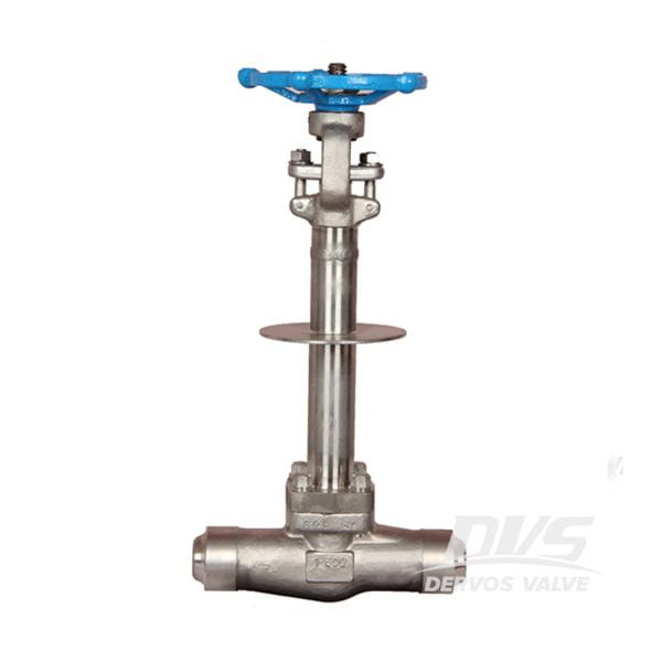 Cryogenic Extended Gate Valve, A182 F304L, CL1500, 1IN, BW