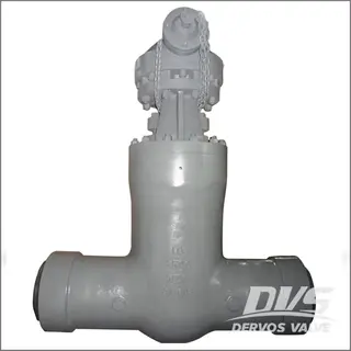 10 Inch Gate Valve, WC6, API 600, Class 2500, BW, Gearbox Operation