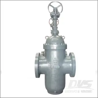 Cast Steel Flat Gate Valve, API 6D, 24 Inch, Class 600, RF End