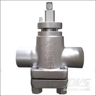 API 6D Plug Valve, A105, 1.5 Inch, Class 600, SW End, Wrench