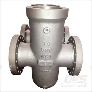 Basket Strainer, WCB, ANSI B16.34, 10 Inch, Class 900, RTJ End