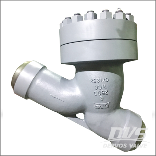 WCC Y Strainer, ANSI B16.34, 8 Inch, Class 2500, Butt Welded End