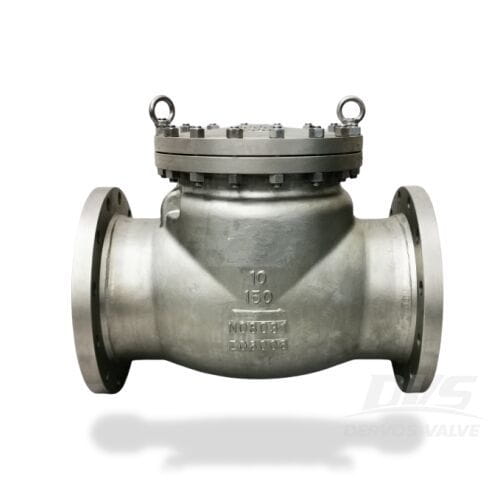 UNS N08031 Alloy 31 Swing Check Valve, BS 1868, 10 Inch, 150 LB