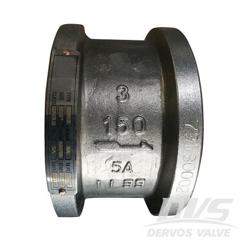 ASTM A995 5A Dual Plate Check Valve, 3 Inch, 150 LB, API 594