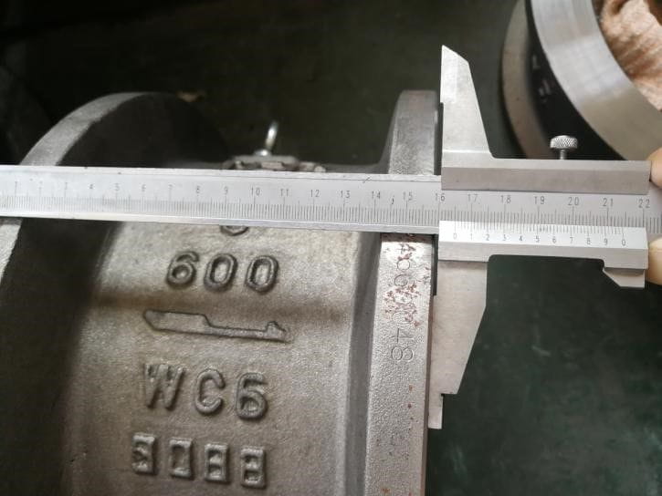 Wc6 ASTM A217 WC6 Dual Plate Check Valve, Wafer, 8 Inch, 600 LB - Dervos