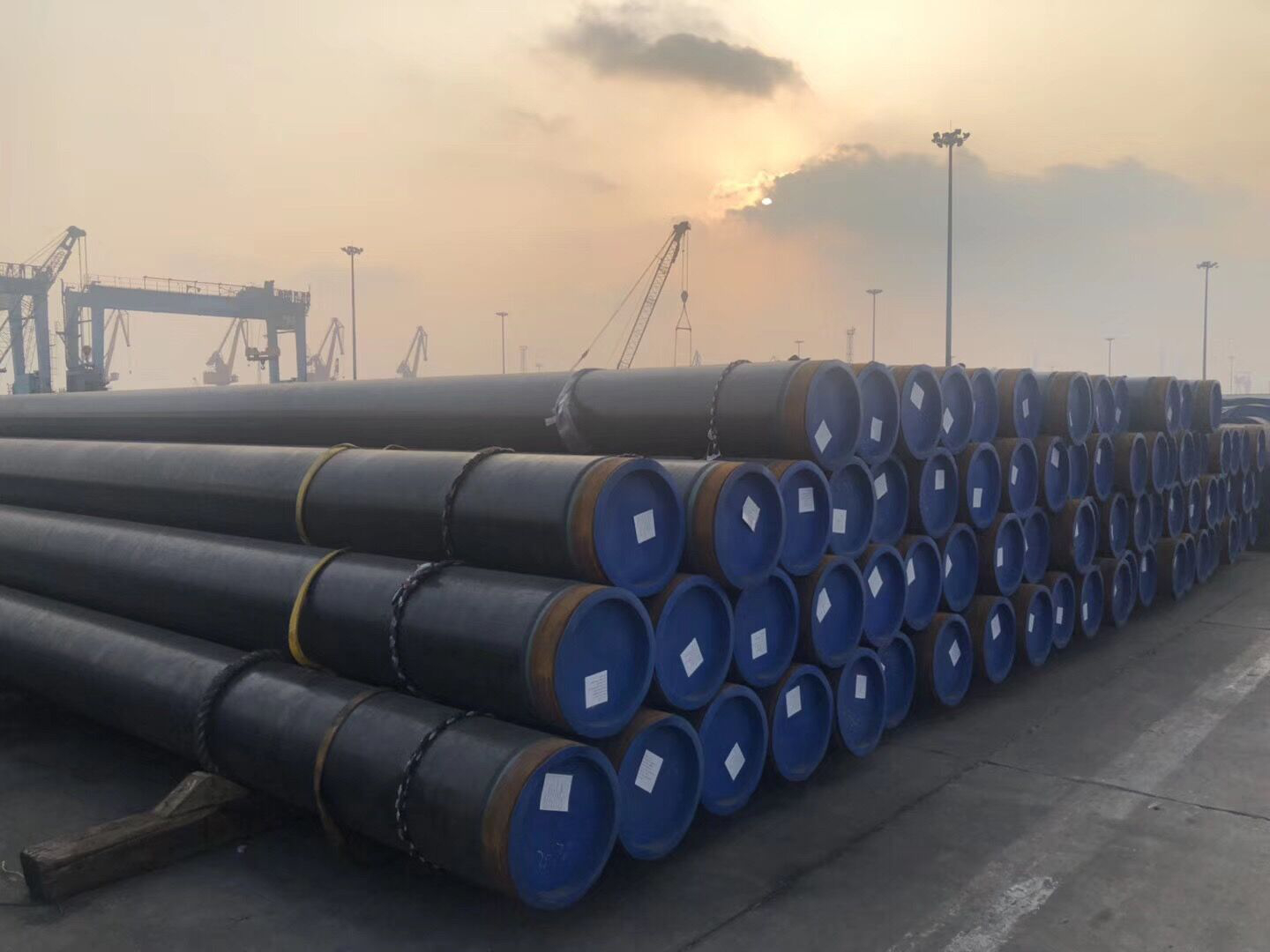 Landee Just Completed One Big Steel Pipe Order