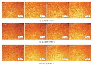 Metallographic microstructures of S32750 welded pipe samples