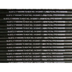 ASTM A213 T5 Alloy Pipes, 19.05mm OD X 2.11mm WT X 4880mm LG