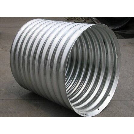 Galvanized Corrugated Steel Pipes, ASTM A798, ASTM A283 Gr.C