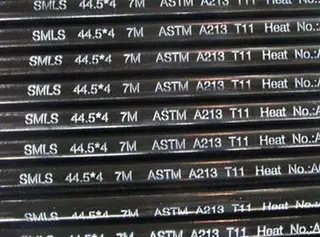 ASTM A213 T11 Heat Exchanger Tube, Seamless, 3.2-127.0mm