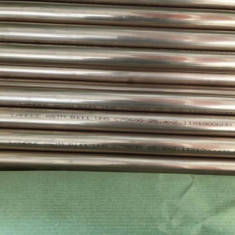 Seamless Straight Tubes, ASTM B111 UNS C70600, 1 Inch OD