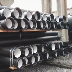 DN300 Ductile Iron Pipes, ISO 2531 K9 T Type, 6 Meters