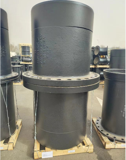Ductile Iron Spigot Pipe, EN 545 K12, DN900, PN40, Flanged 