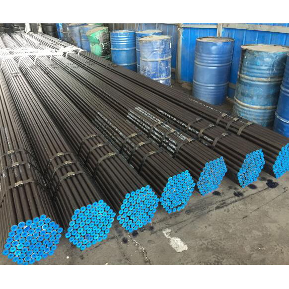 ASTM A106 Gr.B Steel Pipe, 4 IN, 20 Feet, SCH 80, Bevel Ends