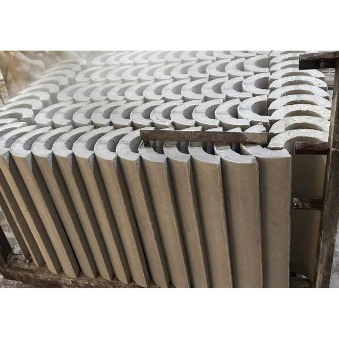 Custom Calcium Silicate Pipes, Glass Fiber, Xonotlite-Based