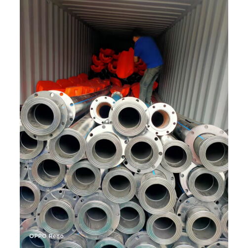 ISO 4427 HDPE Pipe, 160-800 mm, THK 9.6-34.2 mm, Flanged End