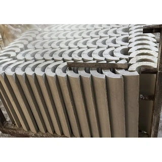 Custom Calcium Silicate Pipes, Glass Fiber, Xonotlite-Based