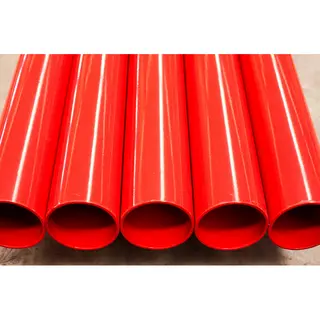 Epoxy Coated Steel Pipe for Water, HAVC System, 1/2-8 Inch