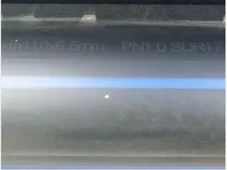 SDR 17 HDPE pipe