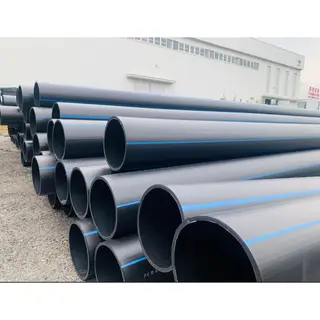 Polyethylene HDPE Water Pipe, ISO 4427, PE100/PE80, 20-1200 mm