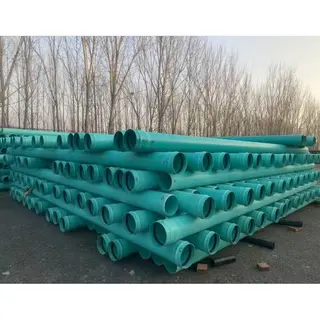 UPVC Plastic Pipe, ASTM D3034, 8 Inch, WT 6.1 mm, SDR 35