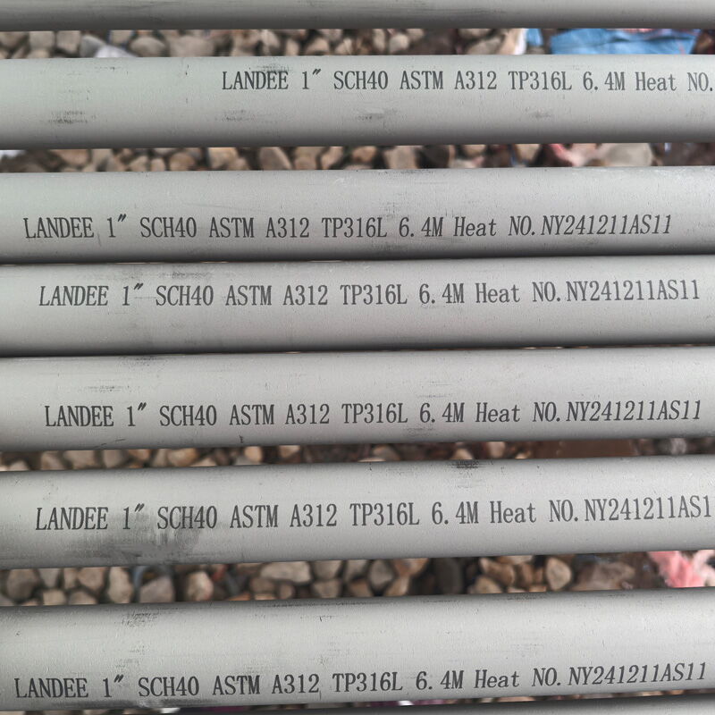 ASME B36.10 Steel Pipes, TP316L, 1 Inch, 6.4 Meters, SCH 40