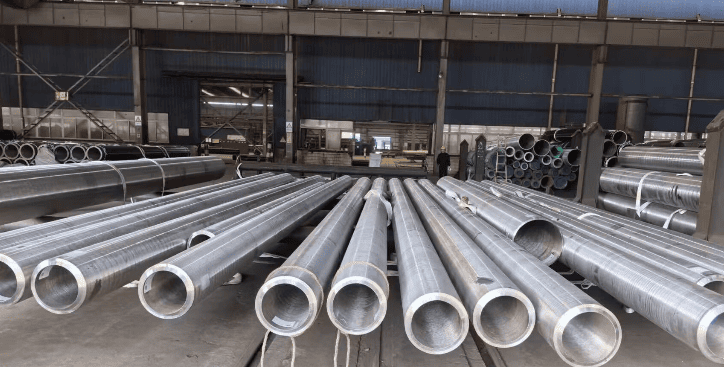 Alloy Steel Pipes in Factory