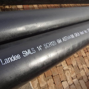 Bevelled Seamless Pipe, A106 Gr B, 14 Inch X 6M