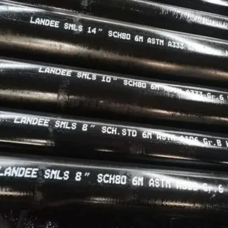 ASME B36.10 Seamless Pipe, ASTM A106 Grade B, SCH STD, 8 IN