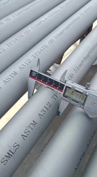 ASTM A312 TP347H Tube, Seamless, 2 Inch, 51 mm, 6000 mm