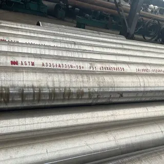 Seamless Steel Pipe, ASME SA335, SA106, SA333, 1/2-42 Inch